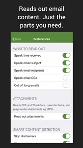 Speaking Email - voice reader screenshot 3