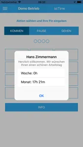 isi:Time Zeiterfassung screenshot 3