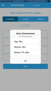 isi:Time Zeiterfassung screenshot 4