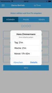 isi:Time Zeiterfassung screenshot 5