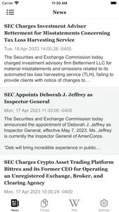 SEC Daily screenshot 0