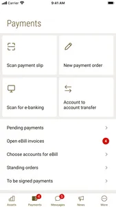 Mobile Banking Bank Zimmerberg screenshot 3