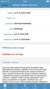 Česká golfová federace screenshot 4