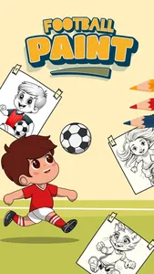 Magic paint soccer pages screenshot 0