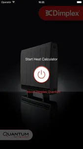 Dimplex Quantum heater sizing guide screenshot 0