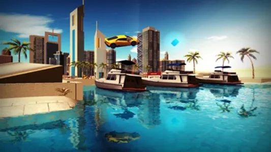 Dubai City Driving Simultor 3D 2015 : Expensive cars street racing by rich driver. screenshot 0