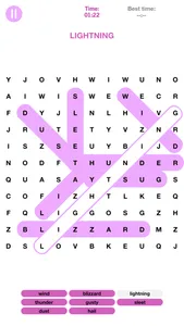 Word Search - Quest for the Hidden Words Puzzle Game screenshot 2