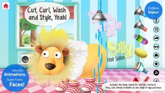 Animal Hair Salon: Silly Billy screenshot 1