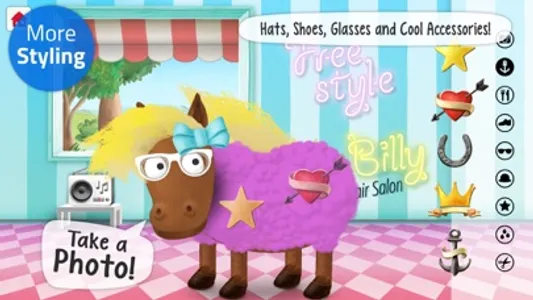 Animal Hair Salon: Silly Billy screenshot 2