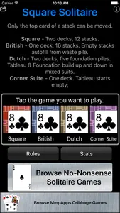 Square Solitaire - Classic screenshot 0