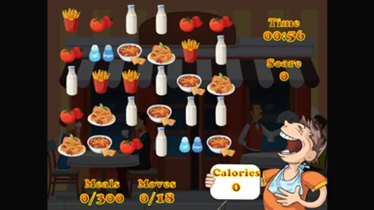 New Food Crush Free - Calorie Counter Jewels Game screenshot 2