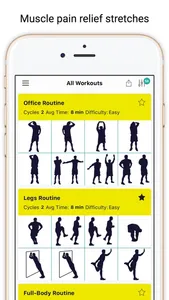 7 min Stretching Routines Tiga screenshot 0