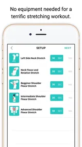7 min Stretching Routines Tiga screenshot 9