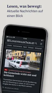 BZ Langenthaler Tagblatt screenshot 1