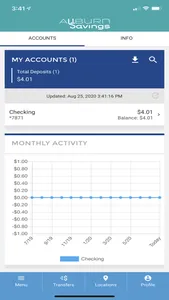 Auburn Savings Mobile Banking screenshot 1