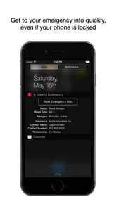 ICE - Emergency contact widget, view ICE information from lock screen screenshot 0