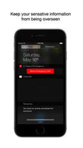 ICE - Emergency contact widget, view ICE information from lock screen screenshot 1