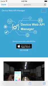 DeviceWebAPIBrowser screenshot 0