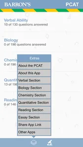 Barron’s PCAT Exam Review Practice Questions screenshot 1