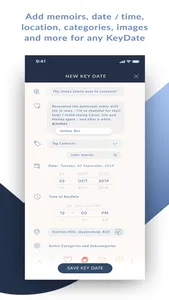 KeyDates Your Memory App screenshot 2