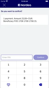 Nordea ID screenshot 3