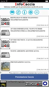 Info Caccia screenshot 1