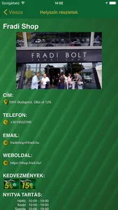 Fradi Kedvezménykártya App screenshot 2