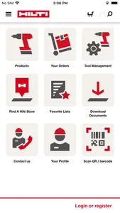 Hilti Mobile App screenshot 0
