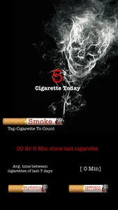 Cigarette Tracker App screenshot 1