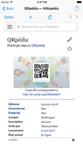 QRpedia screenshot 4