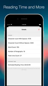 Word Count - Advanced Counter screenshot 1