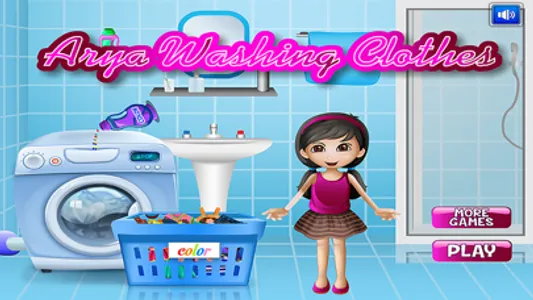 Arya Washing Clothes Kids Game screenshot 0