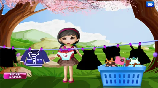 Arya Washing Clothes Kids Game screenshot 3