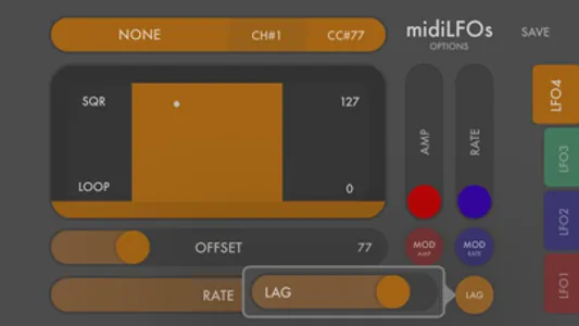 midiLFOs - midi modulator screenshot 3