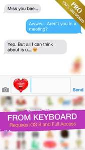 Adult Emoji Icons PRO - Romantic Texting & Flirty Emoticons Message Symbols screenshot 1