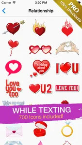 Adult Emoji Icons PRO - Romantic Texting & Flirty Emoticons Message Symbols screenshot 2