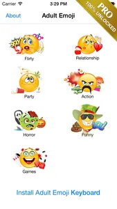 Adult Emoji Icons PRO - Romantic Texting & Flirty Emoticons Message Symbols screenshot 4