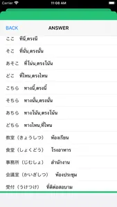 Japanese Vocabulary For Thai 1 screenshot 4