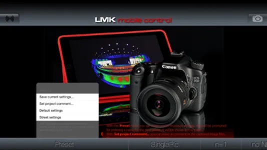 LMK mobile control screenshot 1