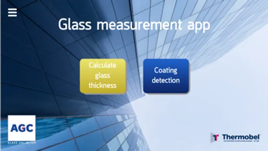 AGC Glass Measurement App screenshot 0