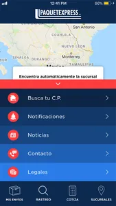 Paquetexpress screenshot 2