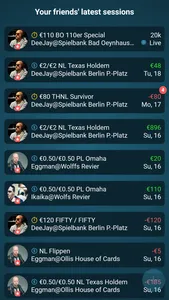 Poker Bankroll Tracker screenshot 1