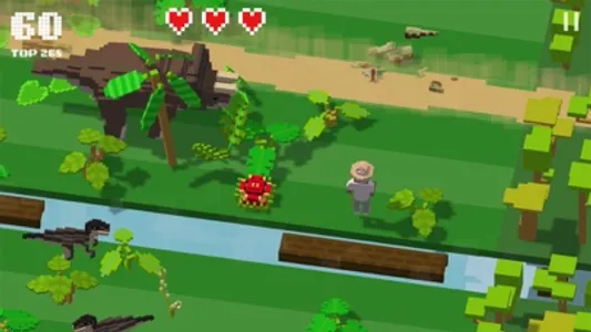 Jurassic Hopper: Crossy World screenshot 1