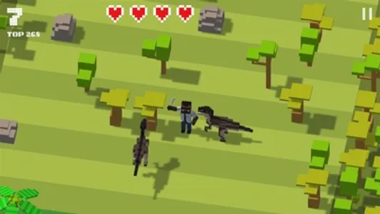 Jurassic Hopper: Crossy World screenshot 2